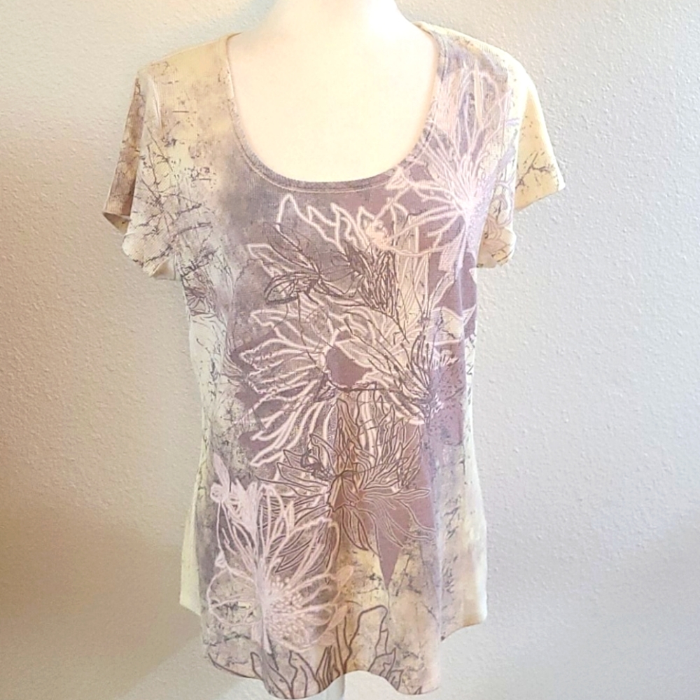 Coldwater Creek Thermal Knit Tee